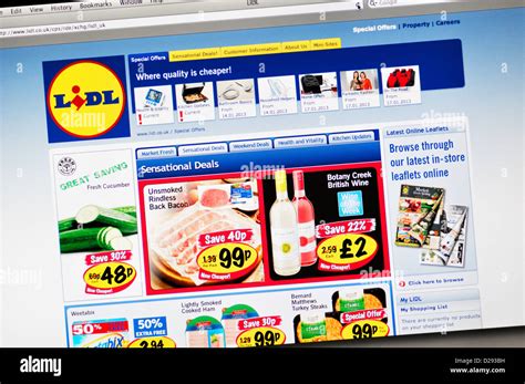 Lidl website